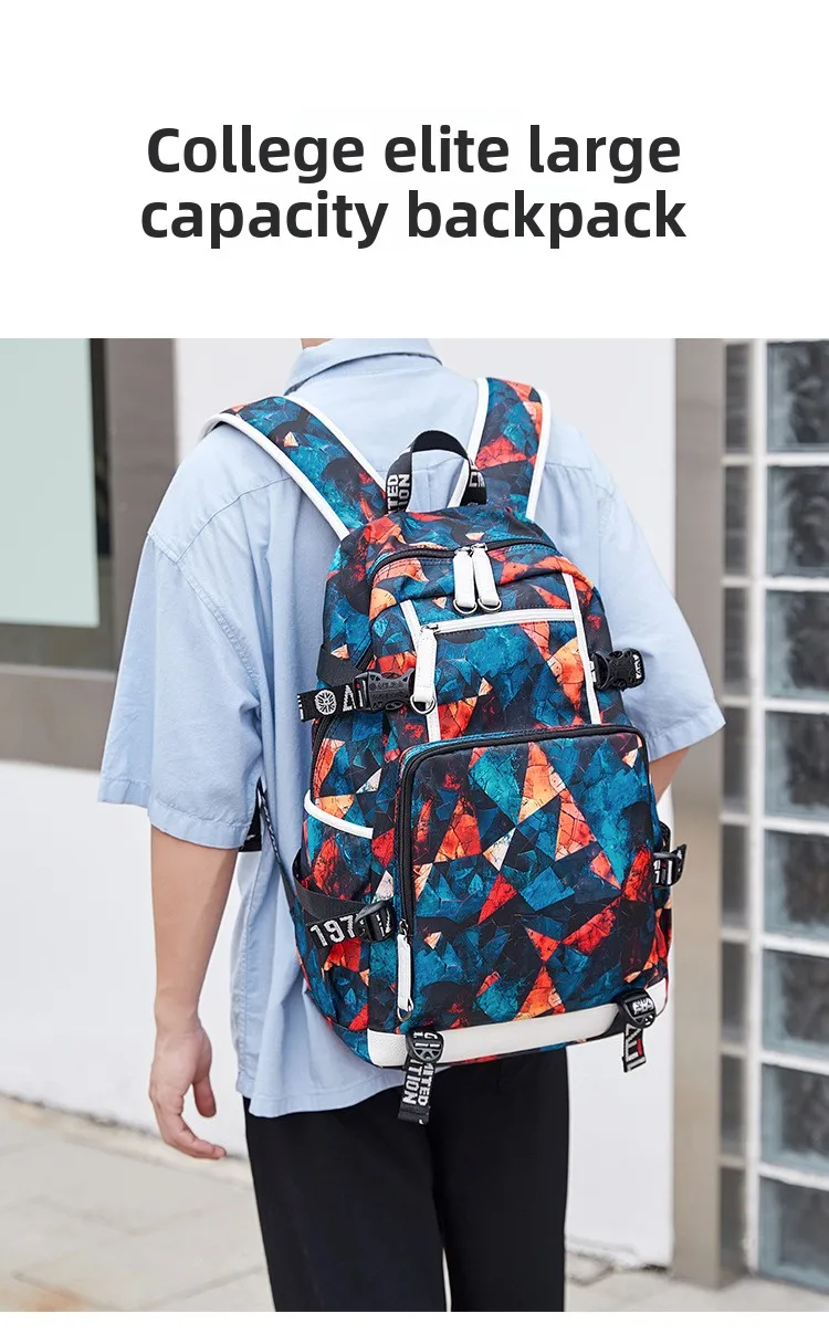 One Piece Zoro Print Large Capacity School Backpack For Kids Teens Anime Bookbag