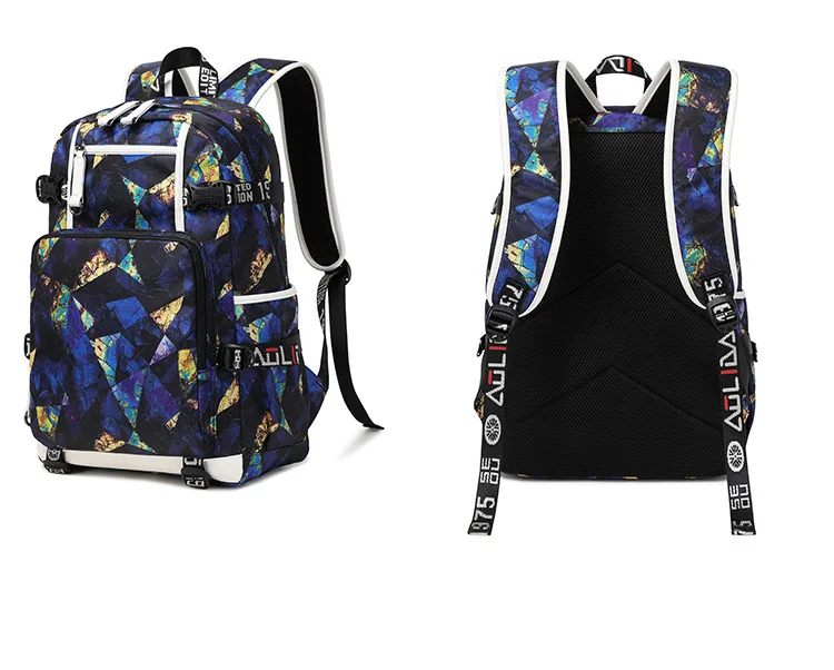 One Piece Zoro Print Large Capacity School Backpack For Kids Teens Anime Bookbag