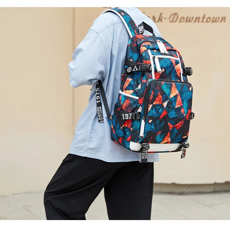 One Piece Zoro Print Large Capacity School Backpack For Kids Teens Anime Bookbag