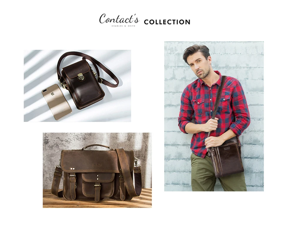 CONTACT'S Genuine Leather Family Passport Clutch Wallets Vintage Men Travel Clutch Bags Passport Cover Card Holder Phone Pocket