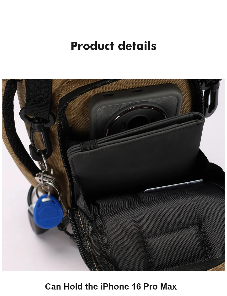 Multifunctional Insulated Water Bottle Bag with Shoulder Crossbody Handheld Ideal for Hiking Cycling Camping Fishing