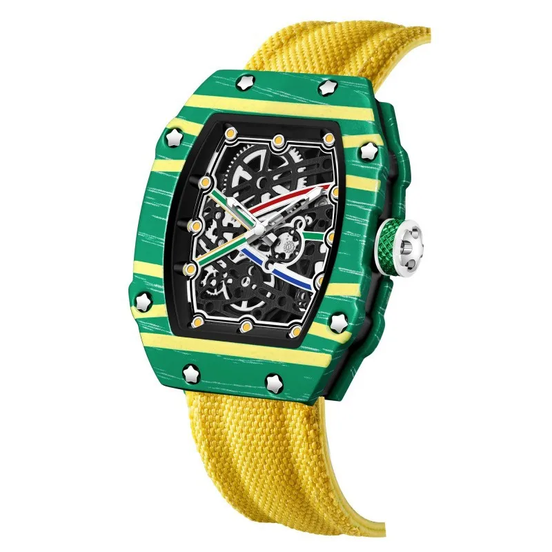 New Sports Fashion Quartz Watch for Men and Women, Ultra-Thin Barrel Series, Trendy and Fashionable, with Luminous Display, Nylon Strap, Electronic Quartz Movement, Suitable for Men, Ideal Gift for Valentine's Day, Easter, Birthdays, Christmas, or for Friends - Suitable for Business or Casual Occasions