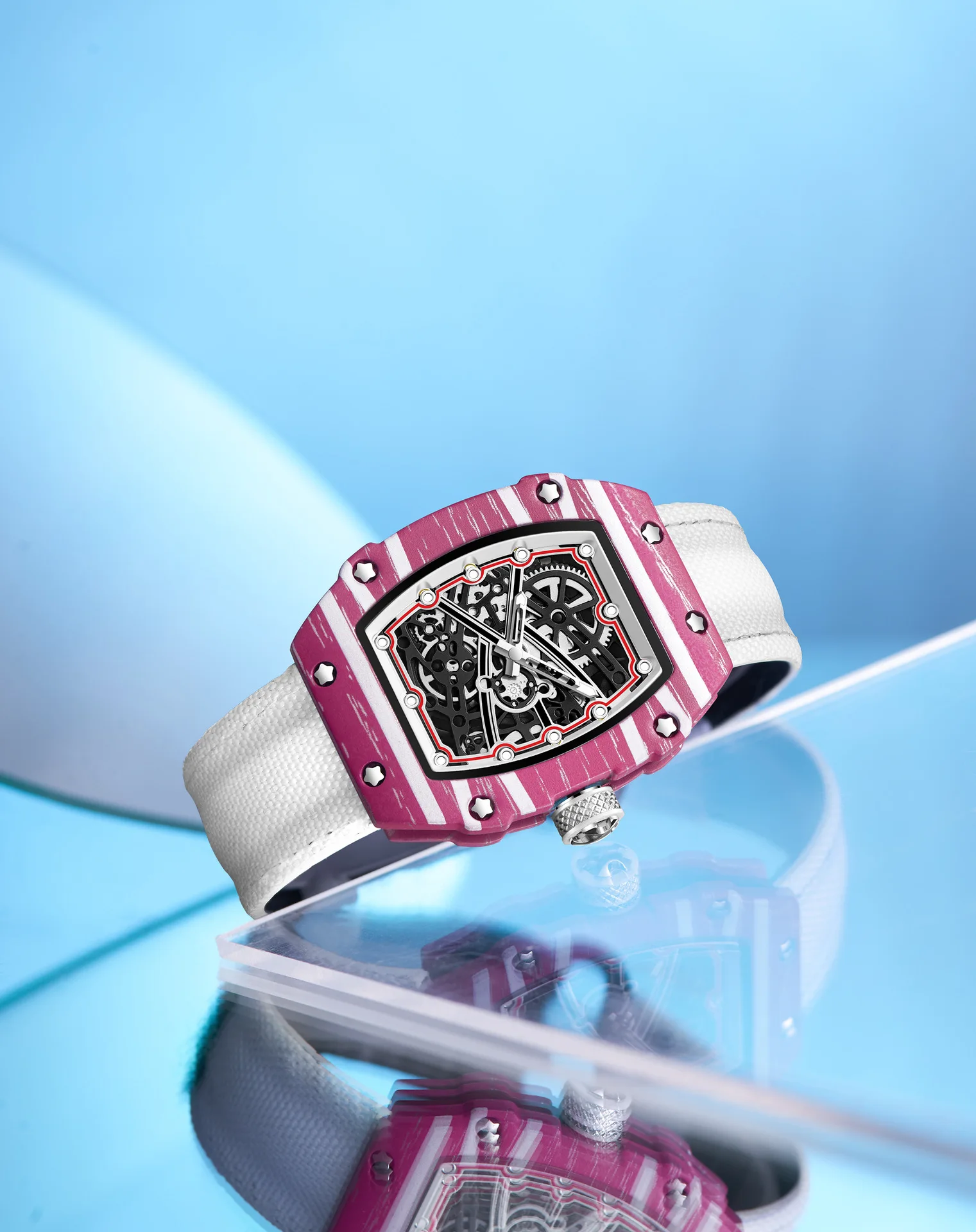 New Sports Fashion Quartz Watch for Men and Women, Ultra-Thin Barrel Series, Trendy and Fashionable, with Luminous Display, Nylon Strap, Electronic Quartz Movement, Suitable for Men, Ideal Gift for Valentine's Day, Easter, Birthdays, Christmas, or for Friends - Suitable for Business or Casual Occasions