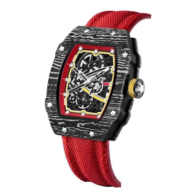 New Sports Fashion Quartz Watch for Men and Women, Ultra-Thin Barrel Series, Trendy and Fashionable, with Luminous Display, Nylon Strap, Electronic Quartz Movement, Suitable for Men, Ideal Gift for Valentine's Day, Easter, Birthdays, Christmas, or for Friends - Suitable for Business or Casual Occasions
