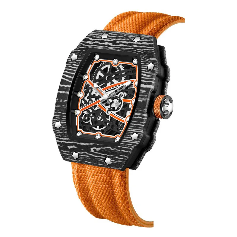 New Sports Fashion Quartz Watch for Men and Women, Ultra-Thin Barrel Series, Trendy and Fashionable, with Luminous Display, Nylon Strap, Electronic Quartz Movement, Suitable for Men, Ideal Gift for Valentine's Day, Easter, Birthdays, Christmas, or for Friends - Suitable for Business or Casual Occasions
