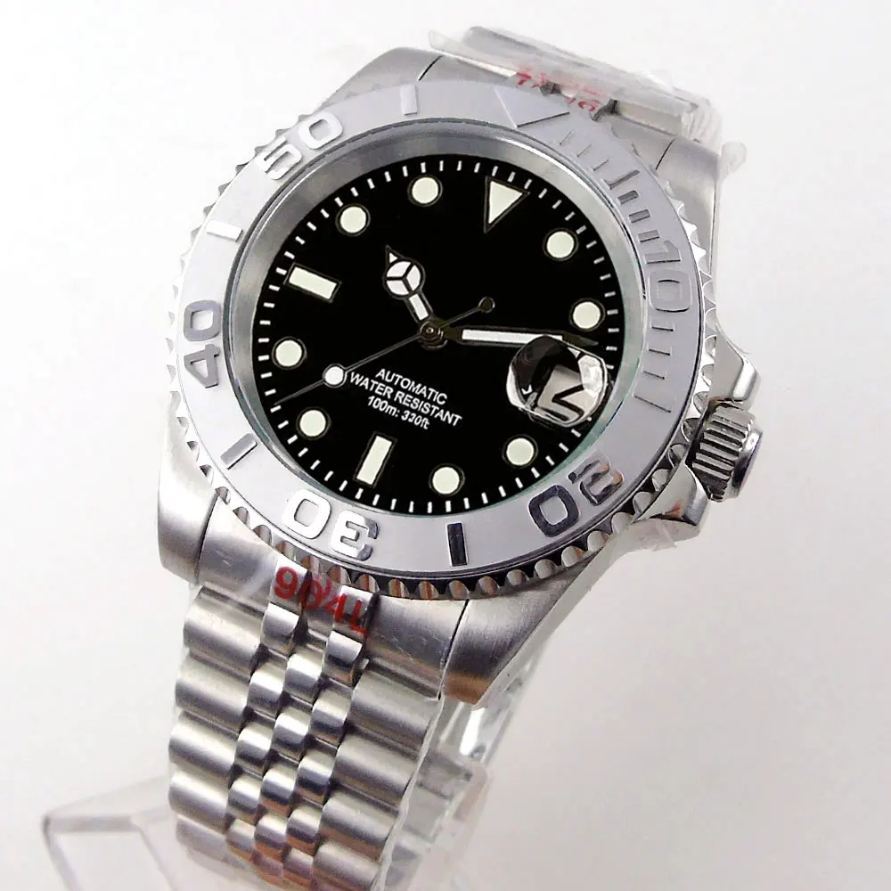 200m Waterproof Miyota8215 Automatic Men Watch Diver Watches 40mm Mechanical Movement Luminous Jubilee Strap Glide Lock Buckle