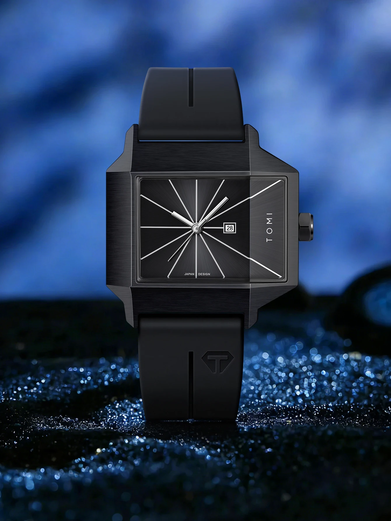 TOMI Simple Men's Watch New Calendar Quartz Business Fashion Wristwatch Textured Men's Gift