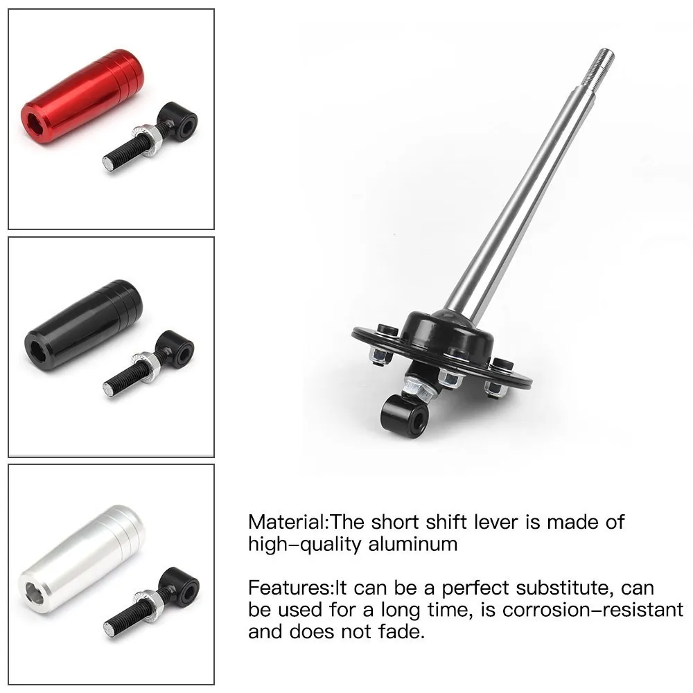 265mm Adjustable Throw Short Shifter Lever Gear Knob For BMW 85-10 E30 E36 E46 E34 E39 Z3 SK-1001