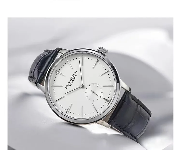 Seagull Watch Men's Mechanical Watch Business Casual Adaptive Waterproof Men's Simple Watch 6075