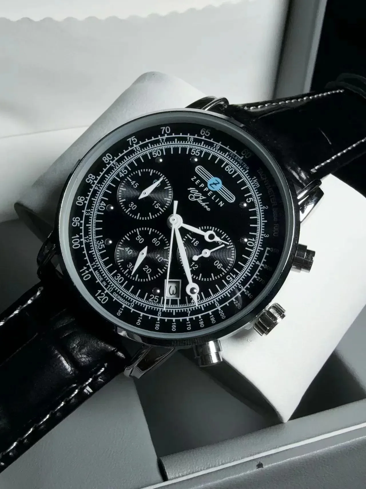 Zeppelin Airship Automatic Mens Watch Retro Business Commemorative Gift Fashion Leisure Timepiece Case New Watch