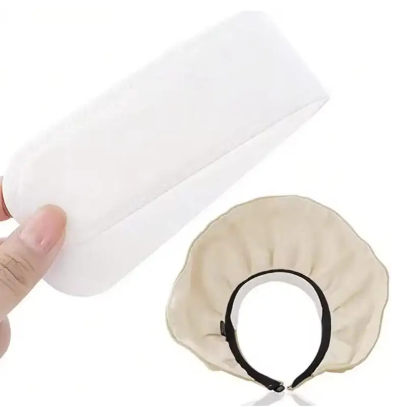 10/100Pcs Invisible Hat Sweat Absorber Stickers Liner Bands Sweatband Visor Hat Size Reducer Cap Anti-dirty Strips Pads Tape