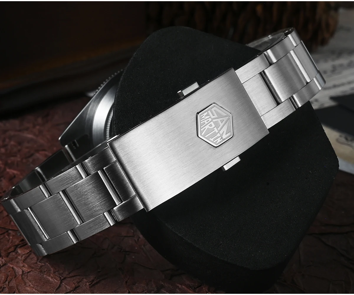 San Martin Upgraded BB58 40mm Retro Luxury Men Diver Watch NH35 Automatic Mechanical Sapphire 200m Waterproof Reloj SN0008D