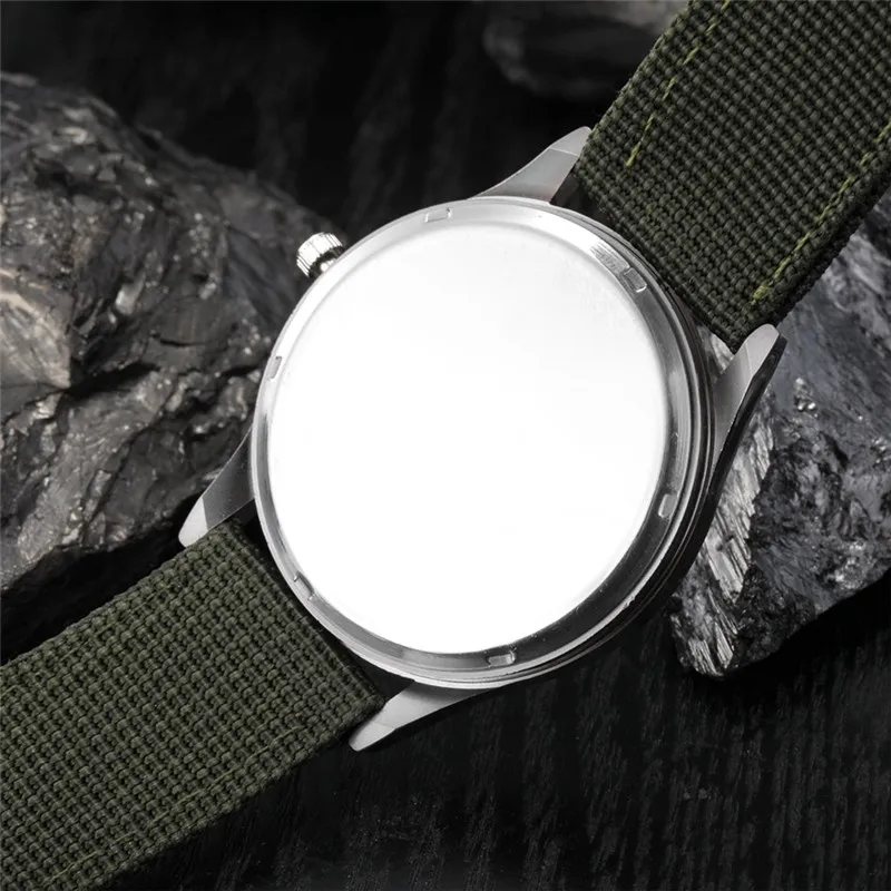 Students Brand Watches Men Fashion Casual Nylon Band Sports Simple Date Quartz Watch Black Erkek Barato Saat Relogio Masculino