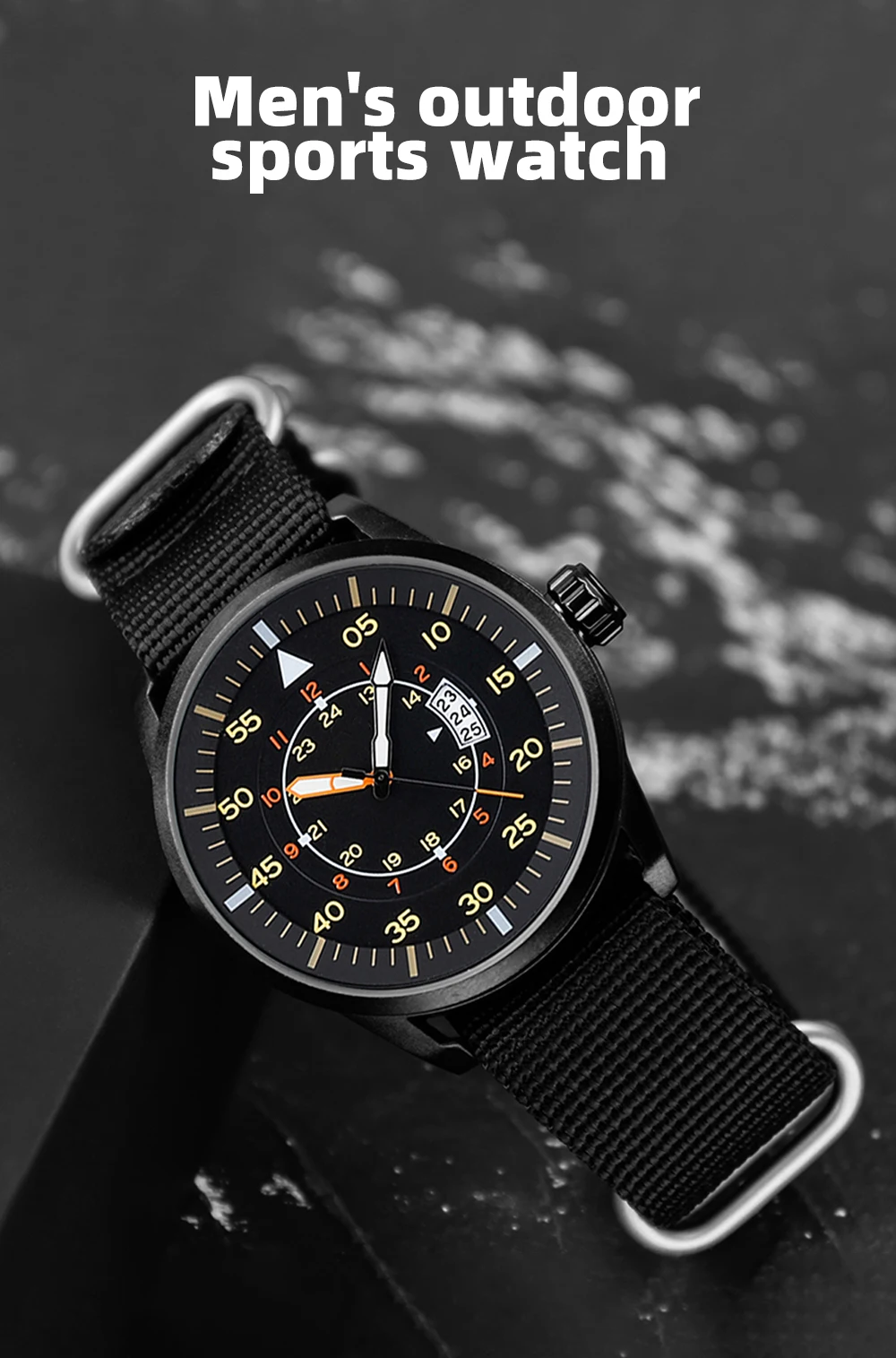 ADDIESDIVE Men Watches Luxury Luminous Wristwatches Reloj Hombre 50M Waterproof Date Men's Quartz Watch Relogio Masculino