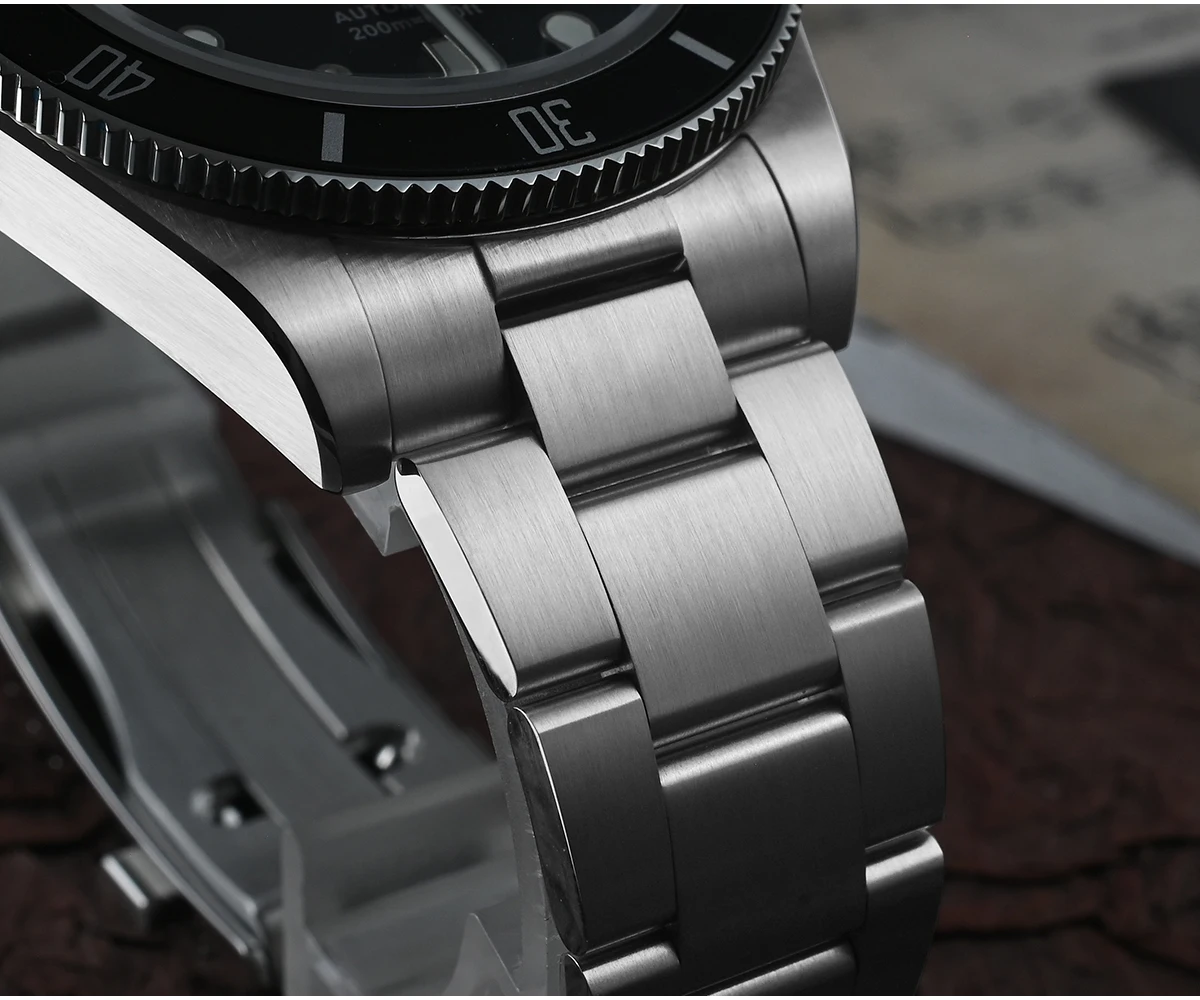 San Martin New 40mm BB58 Retro Luxury Diver Watch NH35 Automatic Mechanical Watches For Men Sapphire Luminous 20Bar Reloj SN0008