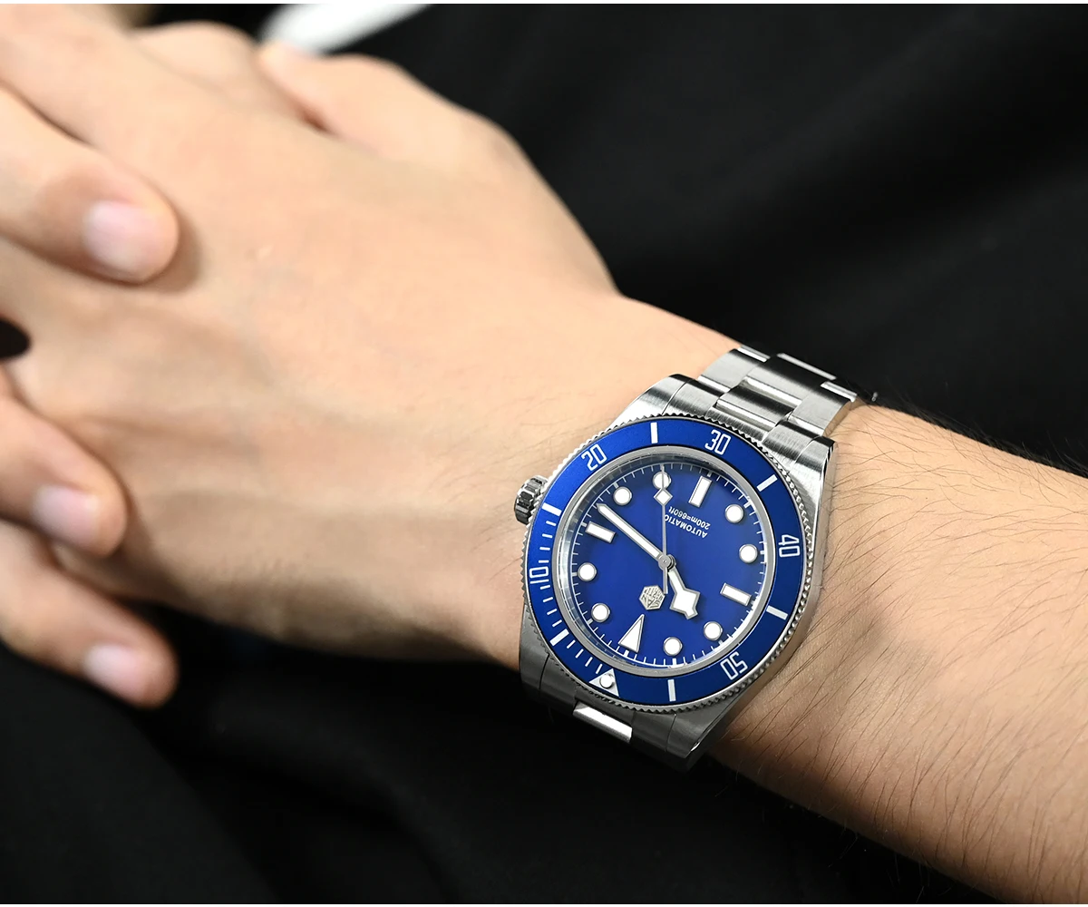 San Martin New 40mm BB58 Retro Luxury Diver Watch NH35 Automatic Mechanical Watches For Men Sapphire Luminous 20Bar Reloj SN0008