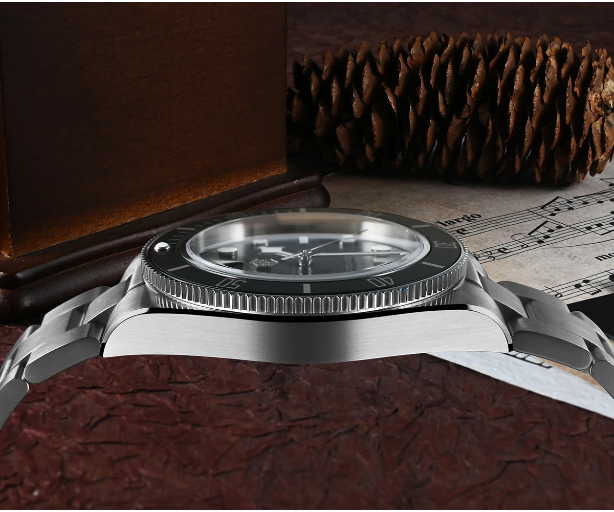 San Martin New 40mm BB58 Retro Luxury Diver Watch NH35 Automatic Mechanical Watches For Men Sapphire Luminous 20Bar Reloj SN0008