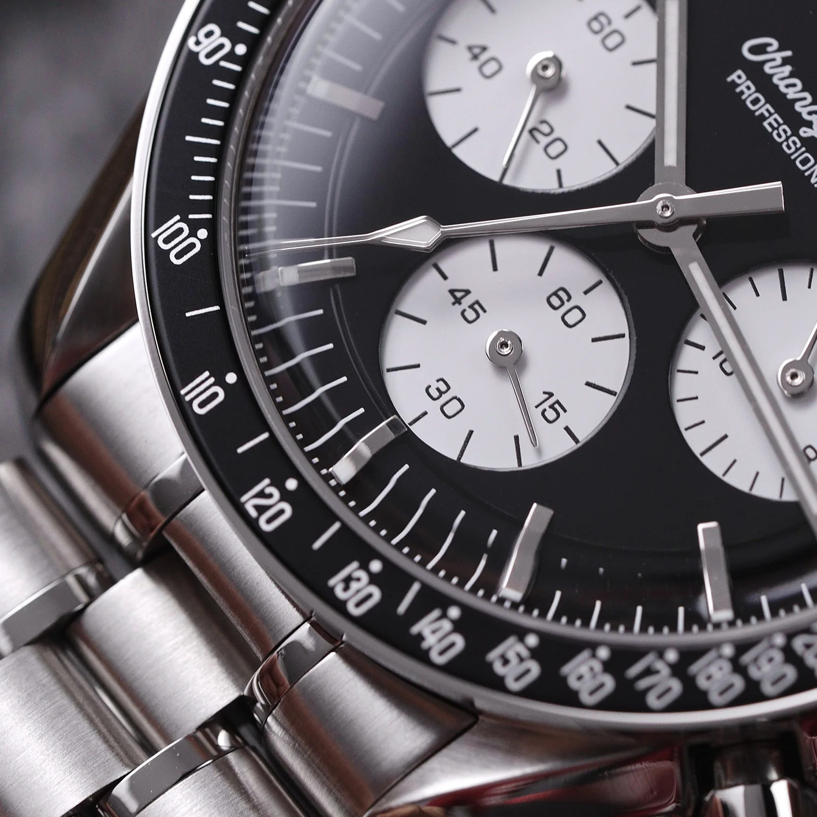 Watchdives New Wd1863 Quartz Men Watch VK63 Chronograph Bubble Sapphire Waterproof 39Mm Steel Top Brand Luxury Business Watch