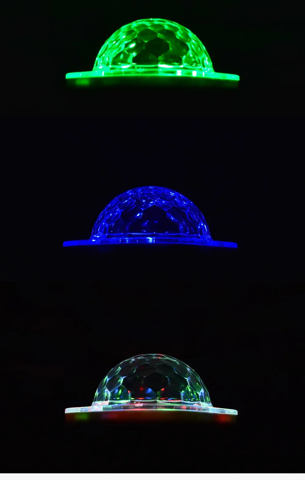 Portable Wearable Wrist Ambient Lamp Stage Light Disco Rechargeable LED Colorful Sound Control Lamp for Disco KTV Home Party Bar