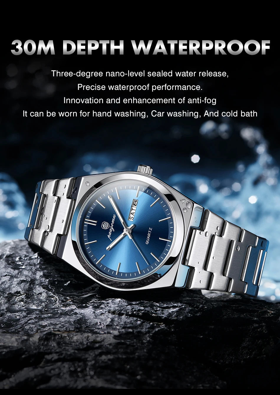 PAAZOMU Ultra Thin Quartz Watch Men Women Minimalist Style Waterproof Luminous Wristwatch Comfortable Strap Daily Office Gift
