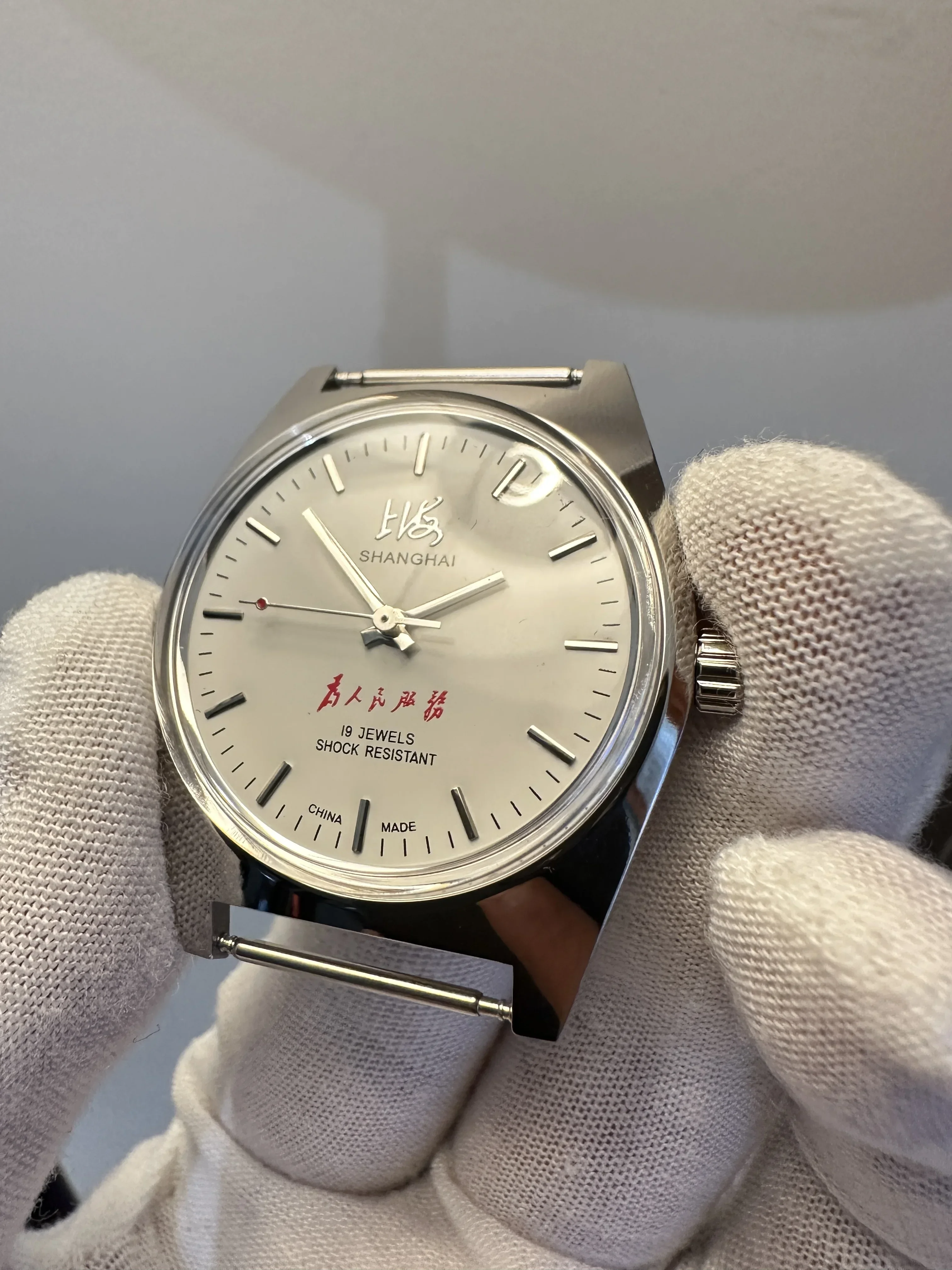 36mm Shanghai Men's Watch Retro 7120 Manual Mechanical Movement Minimalist Business Mechanical Wristwatches Drop Shipper