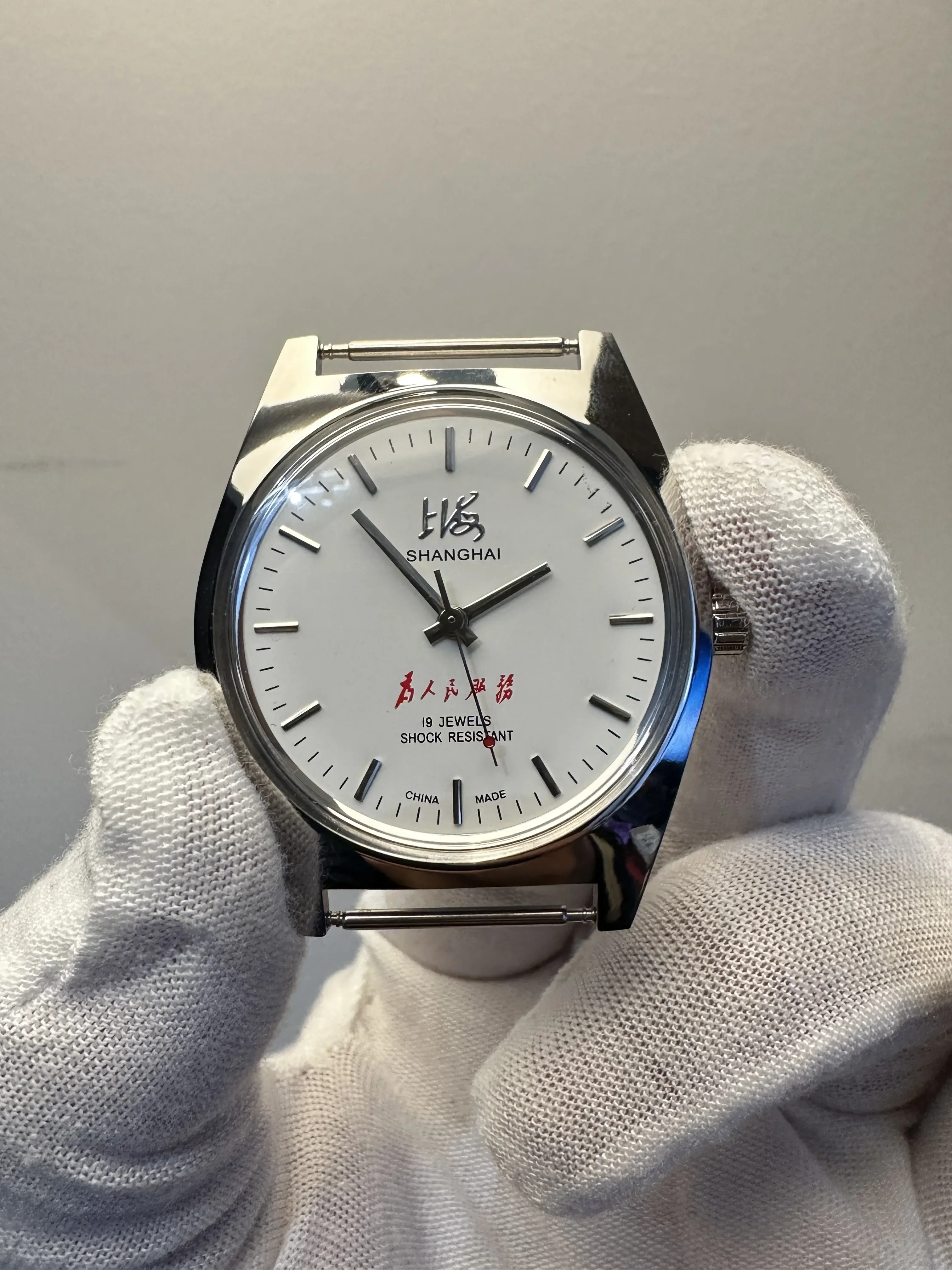36mm Shanghai Men's Watch Retro 7120 Manual Mechanical Movement Minimalist Business Mechanical Wristwatches Drop Shipper
