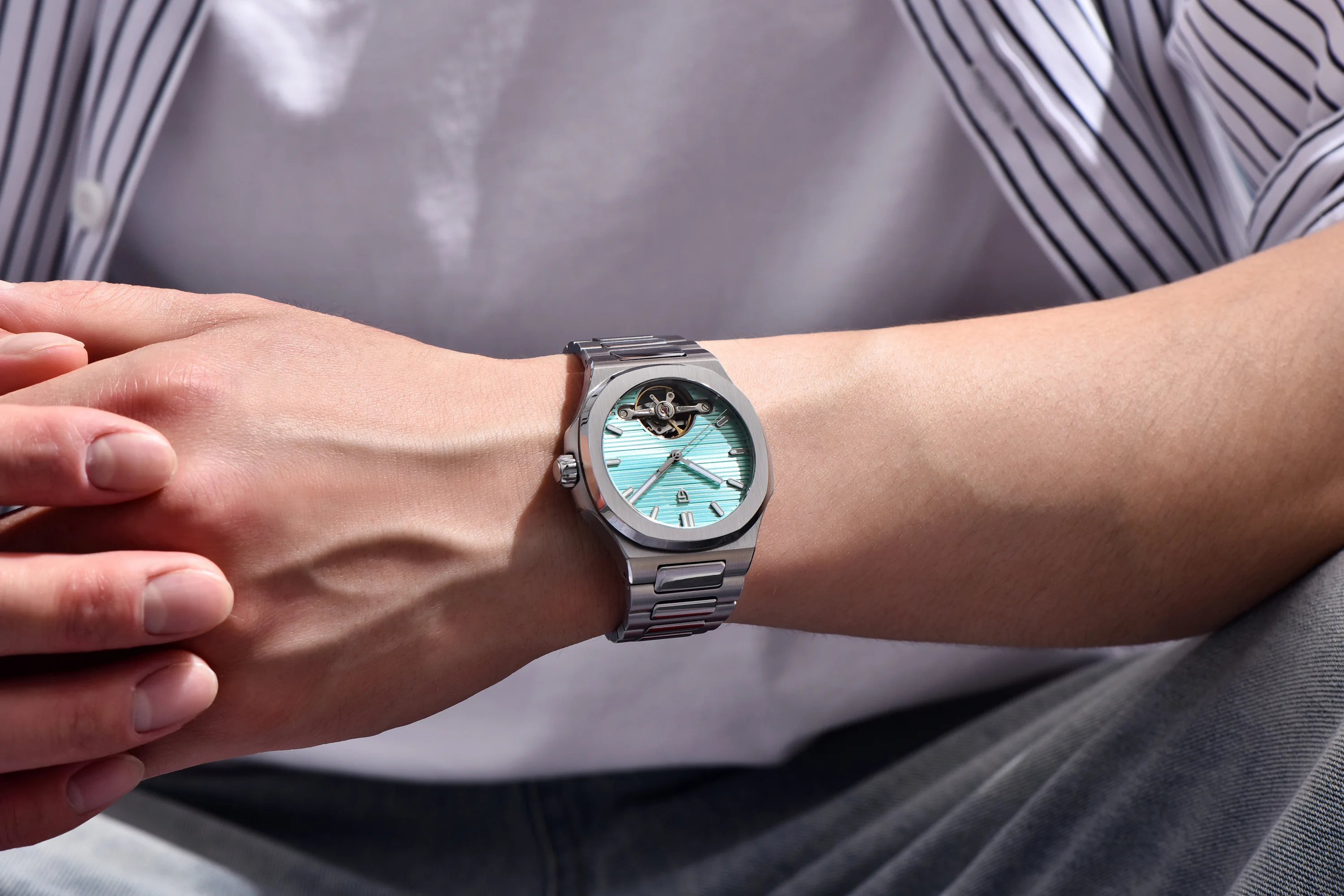 PAGANI DESIGN New Mechanical Hollow-Out Tourbillon Men Watch Sport Elegant Sapphire Waterproof Watch Japan Movt 316L Steel Clock