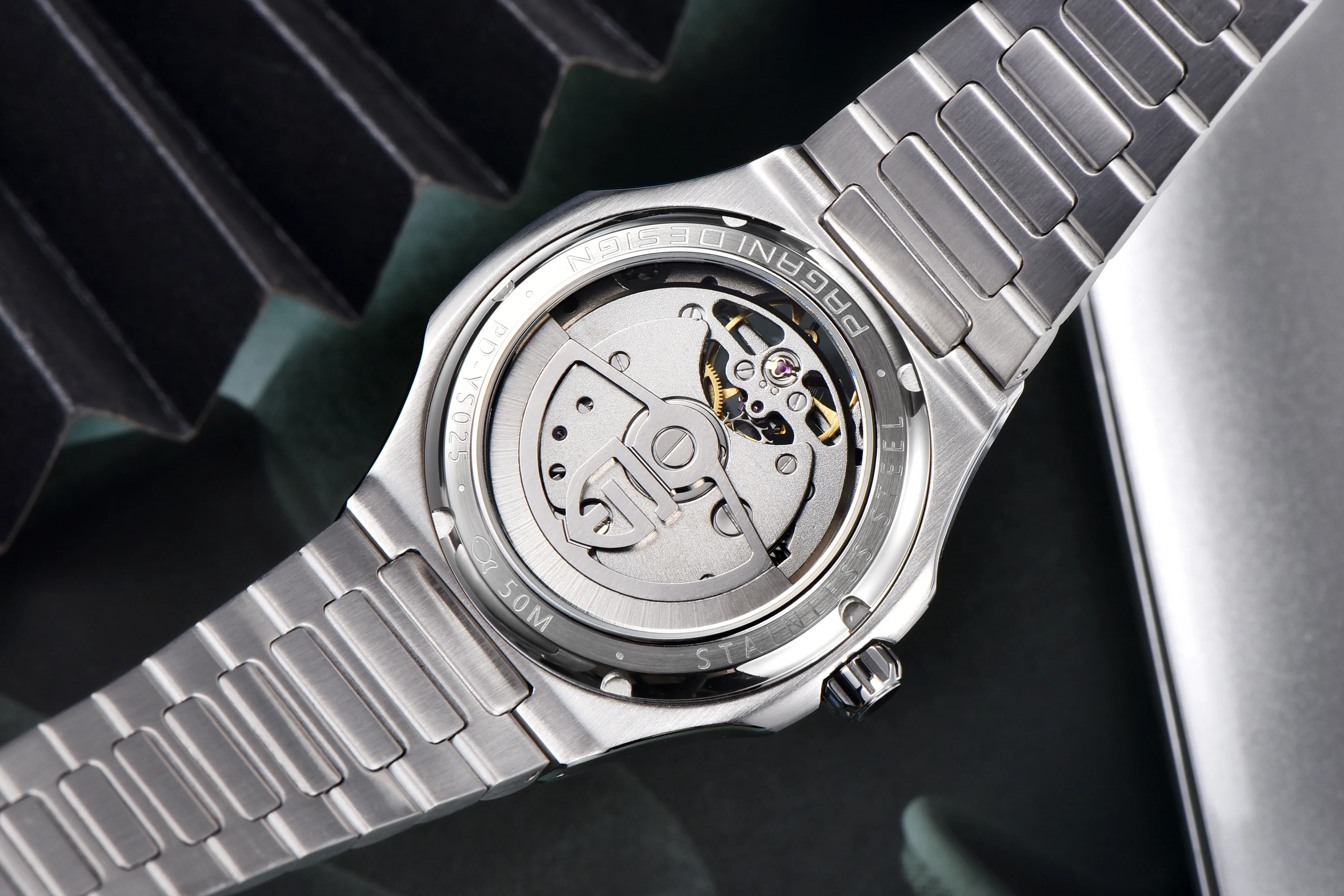 PAGANI DESIGN New Mechanical Hollow-Out Tourbillon Men Watch Sport Elegant Sapphire Waterproof Watch Japan Movt 316L Steel Clock