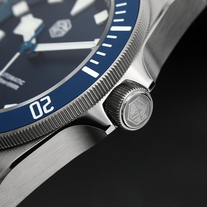 San Martin SN0121TE Titanium Diving Watch ST2130 Automatic Movement Watches Grade5 Titanium 120 Click Waterproof 300m Wristwatch