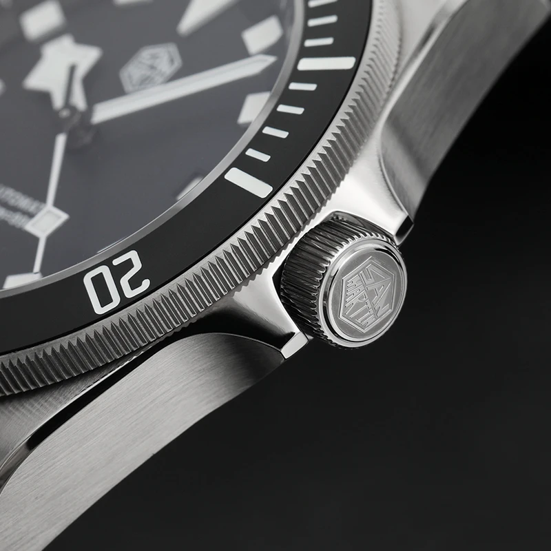 San Martin SN0121TE Titanium Diving Watch ST2130 Automatic Movement Watches Grade5 Titanium 120 Click Waterproof 300m Wristwatch