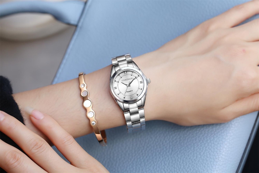 CHRONOS Elegant Women Watch Luxury Ladies Fashion Brand Wristwatch Quartz Movement Stainless Steel Gift for Female Girlfriend
