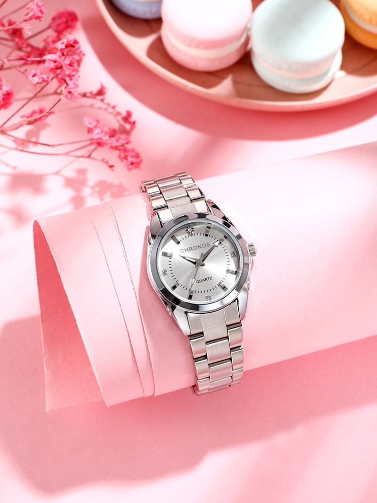 CHRONOS Elegant Women Watch Luxury Ladies Fashion Brand Wristwatch Quartz Movement Stainless Steel Gift for Female Girlfriend