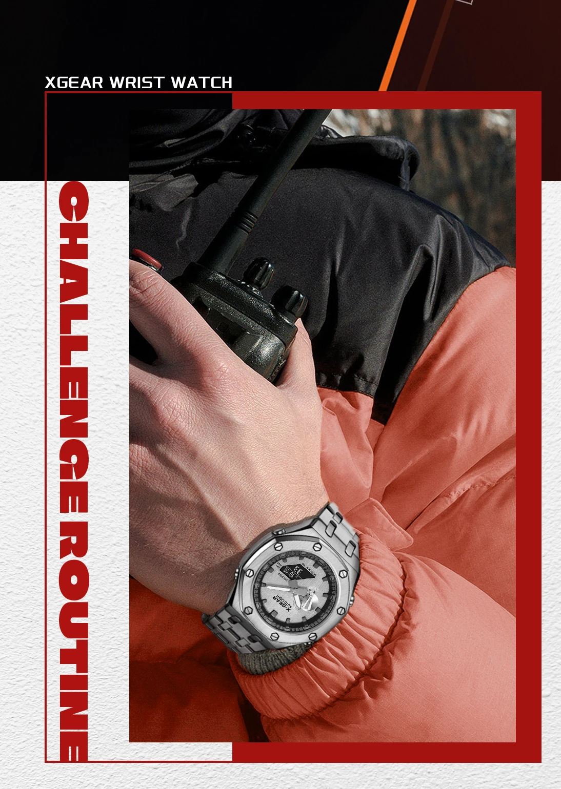 Fashion Casual Business Quartz Watch Waterproof Wristwatch Mens Sports Watches Business Man Electronic Watch Multi Functional