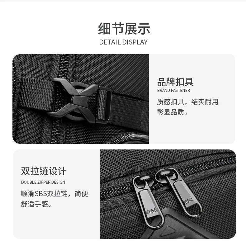 Ozuko Belly Bags Men's Chest Bag Outdoor Tactical One Shoulder Crossbody Bag High Capacity Waterproof Sports Bag For Man