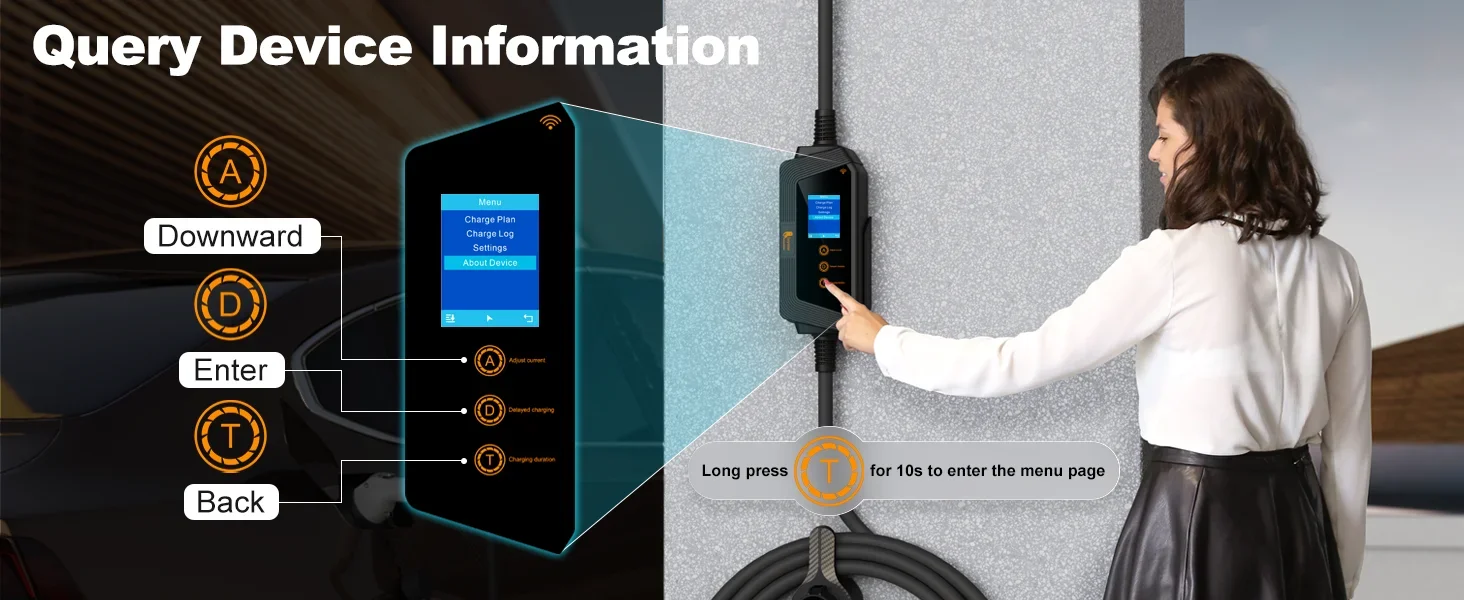 Feyree Type2 / Type1 / GBT / TS-NACS Socket 32A 7KW 1 Phase Smart APP Wi-Fi Control for Home & Outdoor Use