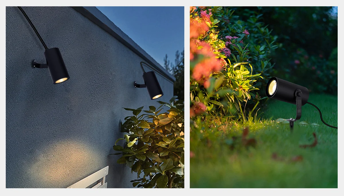 Miboxer 12W RGB+CCT LED Garden Light 2.4GHz /Zigbee 3.0 + 2.4G FUTC11ZR APP Control /Auto Signal Transmitting 16 Millions IP66