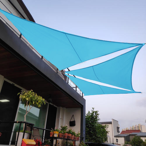 Waterproof Sun Shelter Triangle Sunshade Protection Outdoor Cover Garden Patio Pool Shade Sail Awning Camping Sun Shade 420D