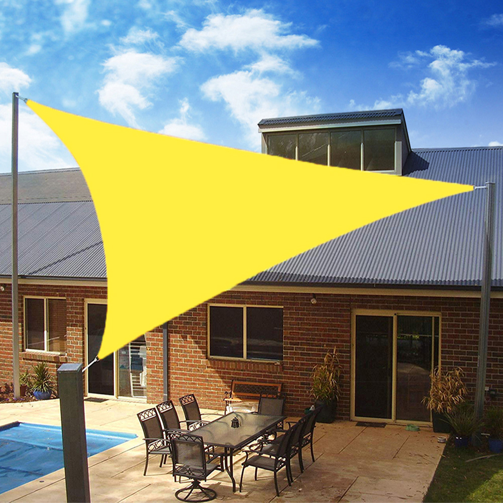 Waterproof Sun Shelter Triangle Sunshade Protection Outdoor Cover Garden Patio Pool Shade Sail Awning Camping Sun Shade 420D