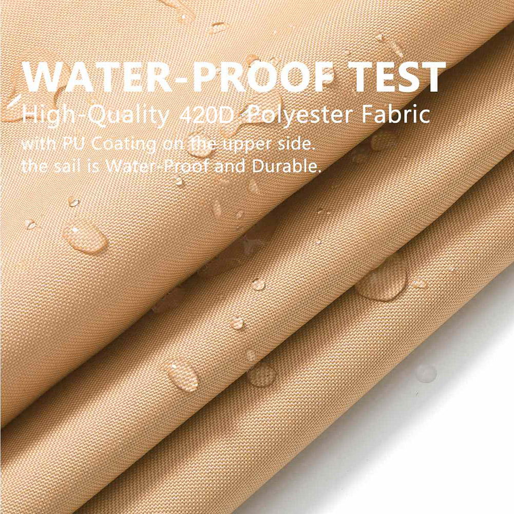 Waterproof Sun Shelter Triangle Sunshade Protection Outdoor Cover Garden Patio Pool Shade Sail Awning Camping Sun Shade 420D