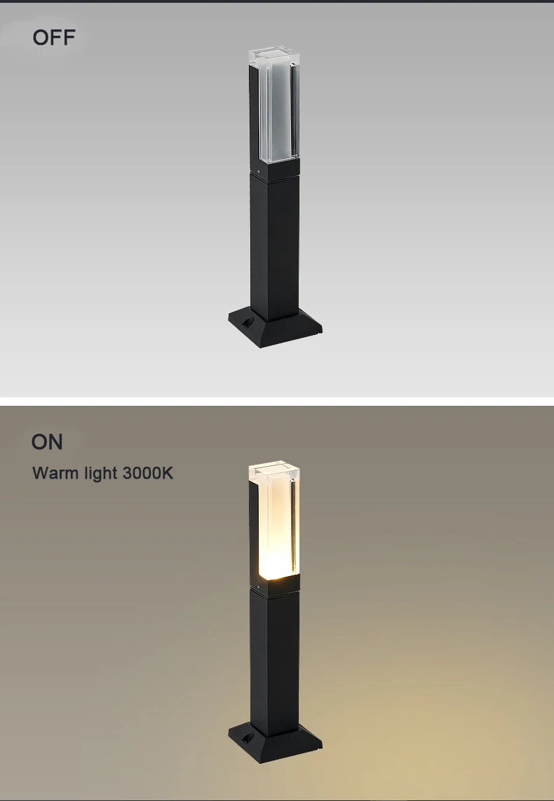 IP65 Waterproof LED Lawn Lamp AC85-265V Outdoor Landscape Light Garden Decoration For Villa Country House Exterior Lighting