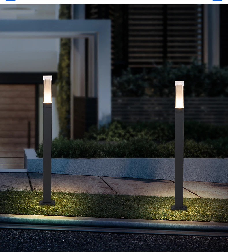 IP65 Waterproof LED Lawn Lamp AC85-265V Outdoor Landscape Light Garden Decoration For Villa Country House Exterior Lighting