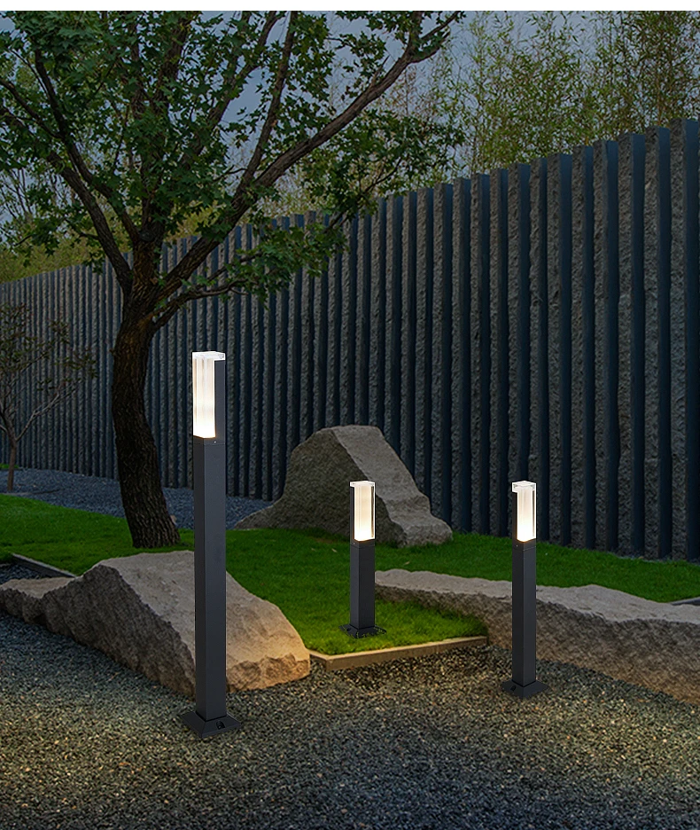 IP65 Waterproof LED Lawn Lamp AC85-265V Outdoor Landscape Light Garden Decoration For Villa Country House Exterior Lighting