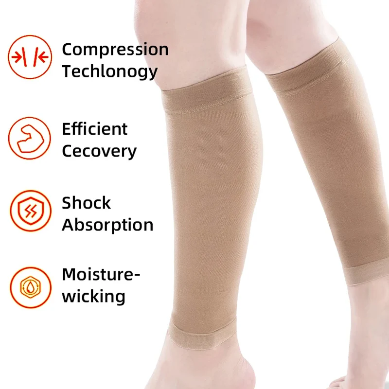 Women Men Calf Compression Stockings Varicose Veins Treat Shaping Graduated Pressure Stockings 2026 New