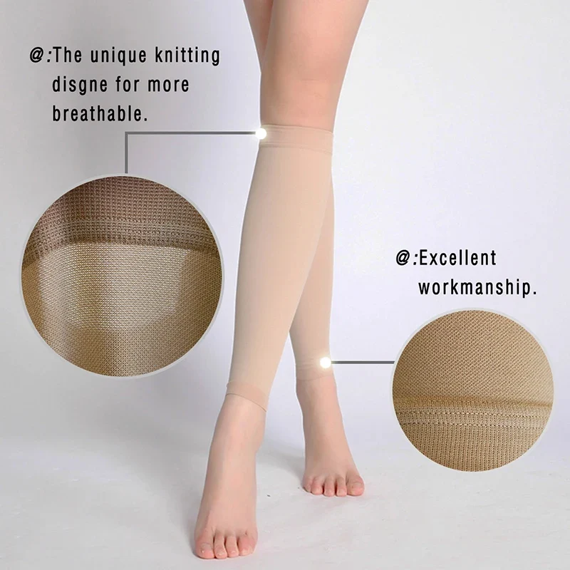Women Men Calf Compression Stockings Varicose Veins Treat Shaping Graduated Pressure Stockings 2026 New
