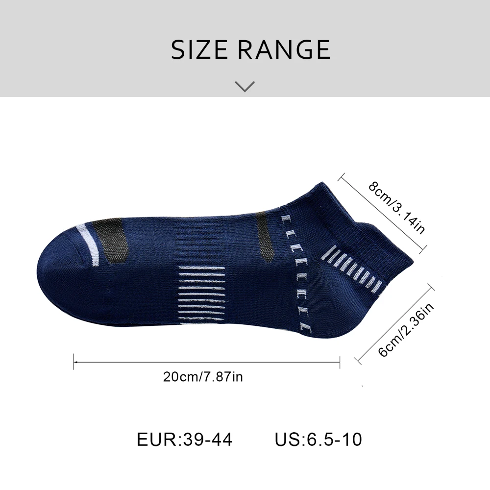 5 Pairs High Quality Men Ankle Socks For Man Breathable Sports Socks Mesh Casual Athletic Thin Cut Short Sokken Boat Socks 39-44