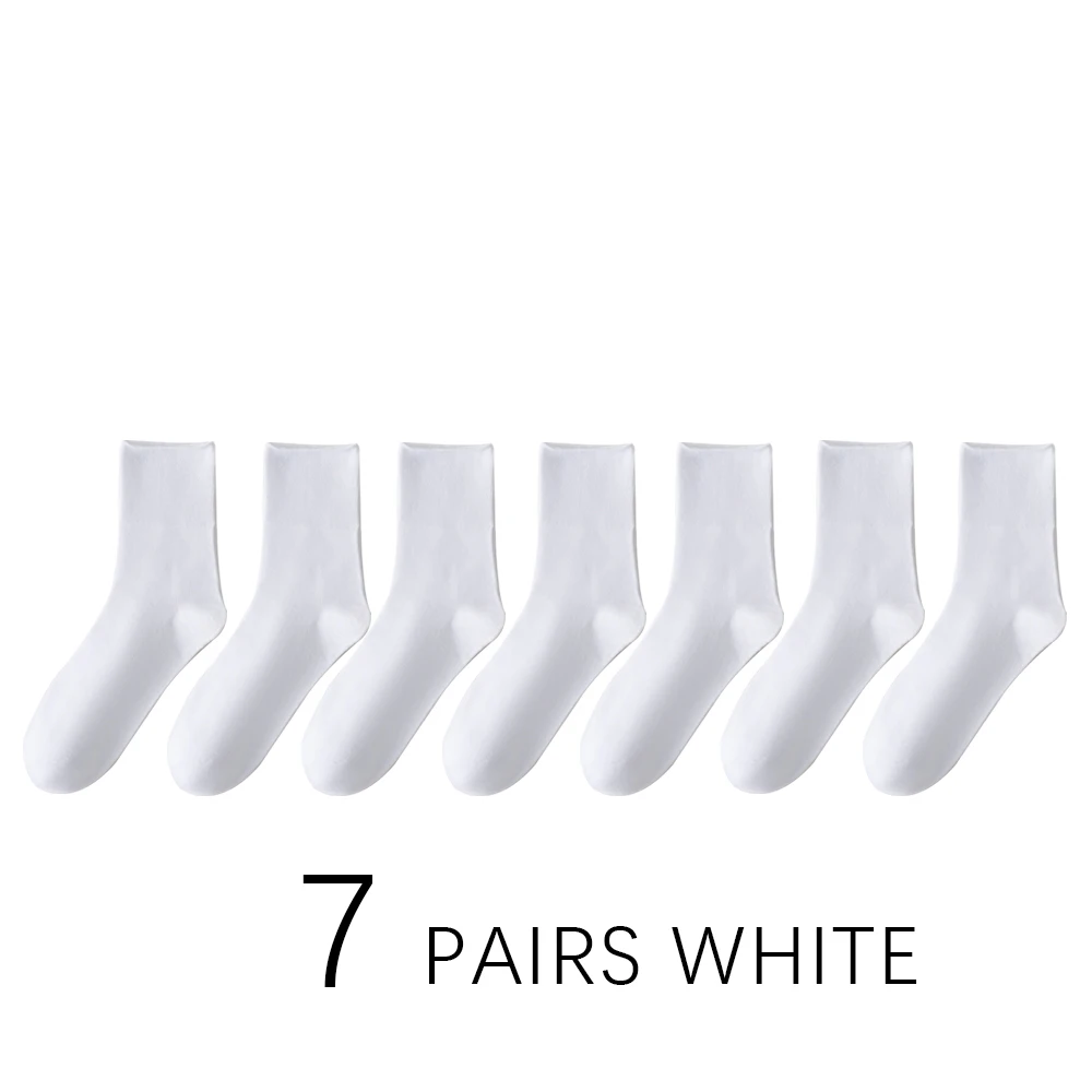 7 Pairs Man Non Binding Diabetes Socks Comfortable Breathable Socks Suitable For Elderly Man For Fat Feet Men Plus Size39-48