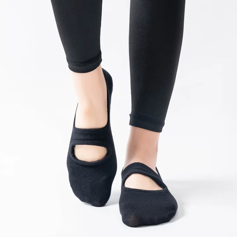 Backless Aerobics Pilates Socks Dance Trampoline Fitness Socks Floor Socks Invisible yoga Socks