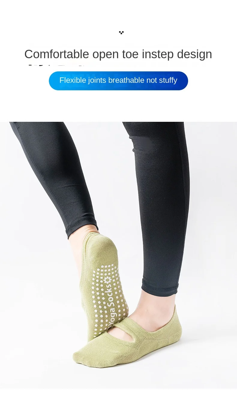 Backless Aerobics Pilates Socks Dance Trampoline Fitness Socks Floor Socks Invisible yoga Socks