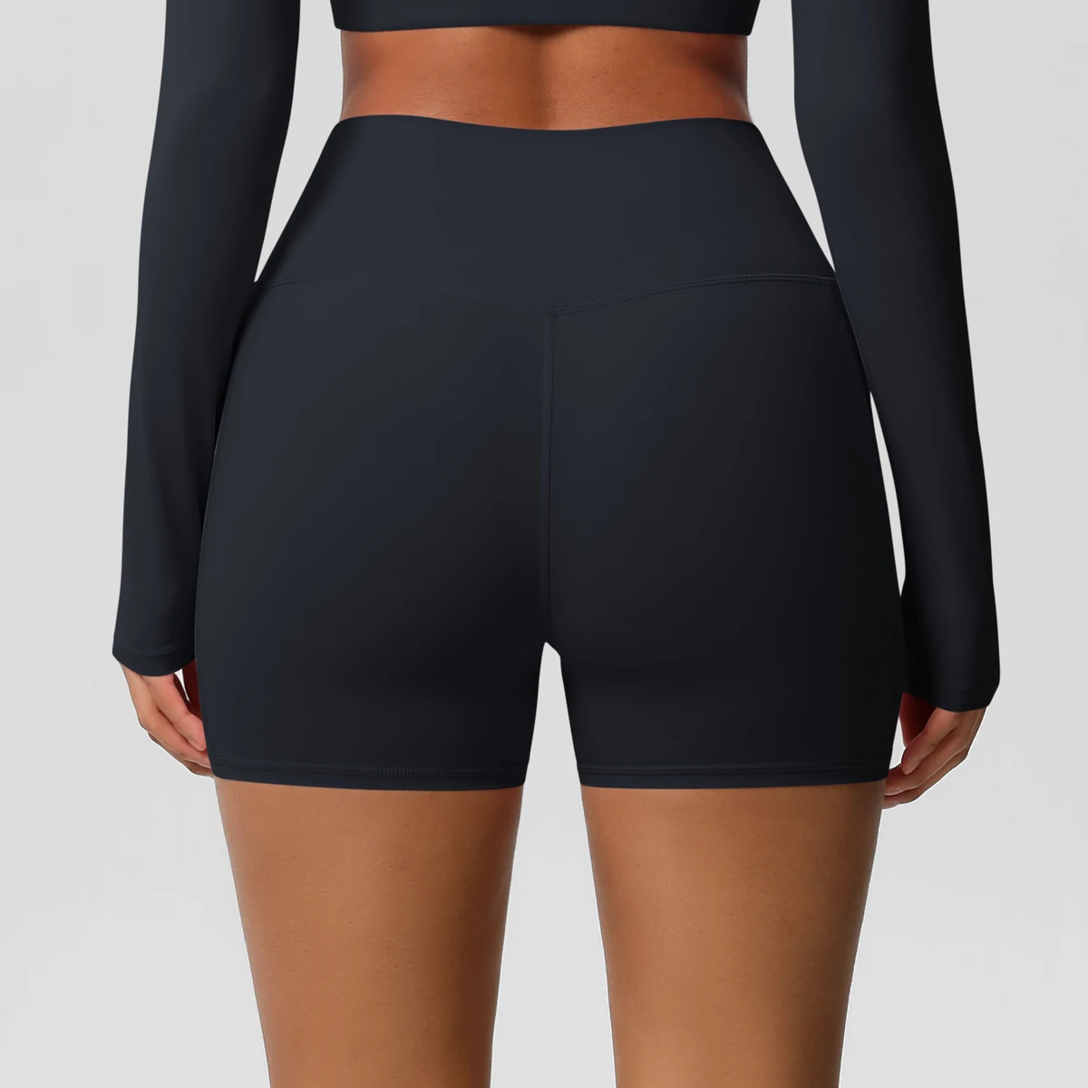 Women Sports Short With PocketedYoga Legging Shorts Squat Proof High Waist Fitness Tight Shorts Quick Drying Cycling Workout Gym