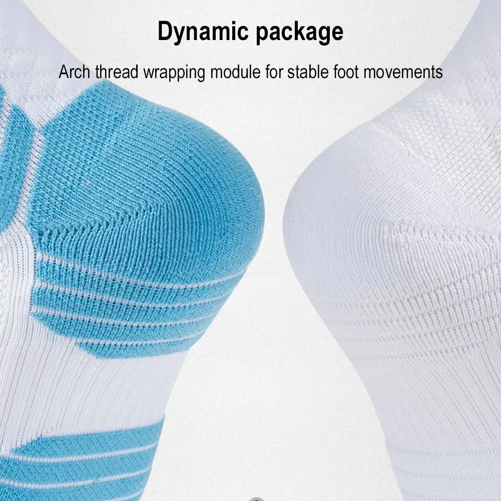 1Pair Professional basketball socks thickened towel bottom game training sports socks ankle protection non-slip socks